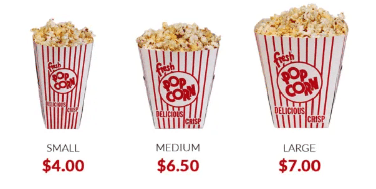 effet de leurre pop corn quantité prix 